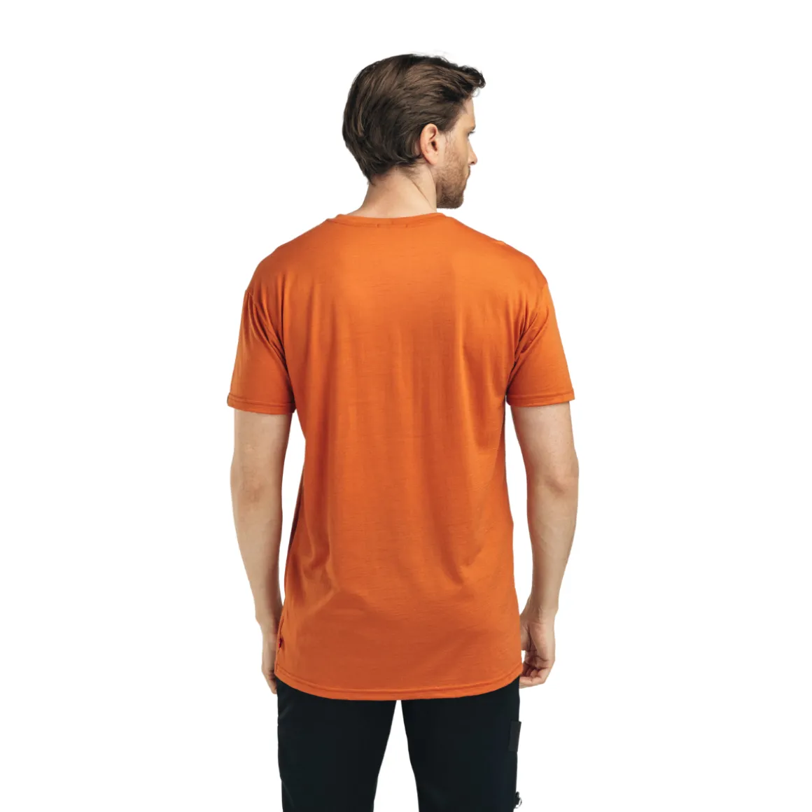 Aclima LightWoll 140 Classic Tee Antler, herre (Apricot Orange)