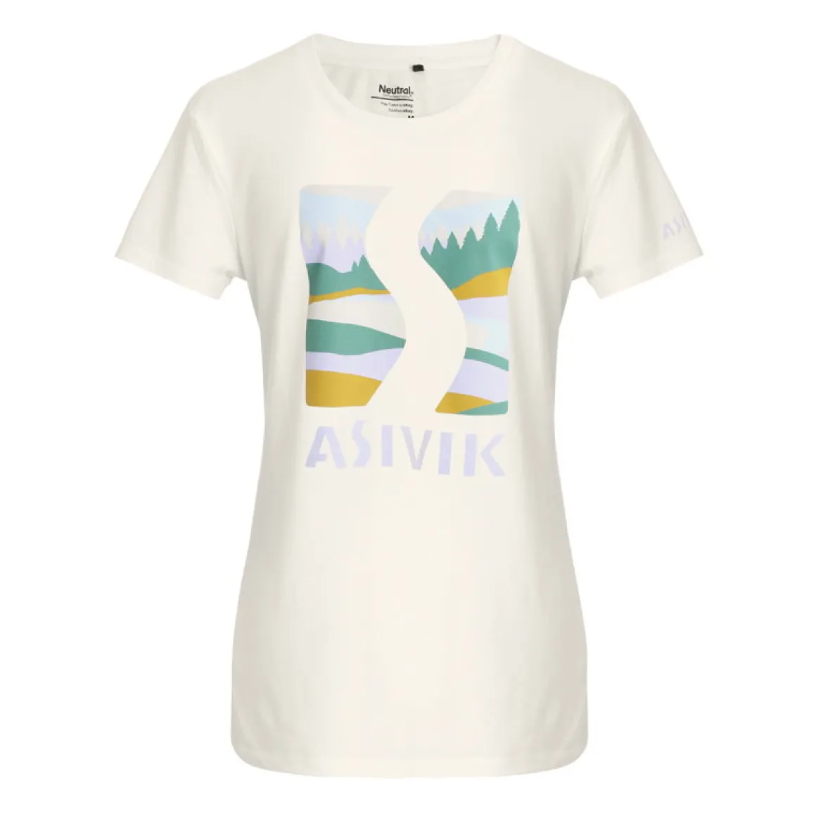 Asivik Logo Forest T-shirt, dame
