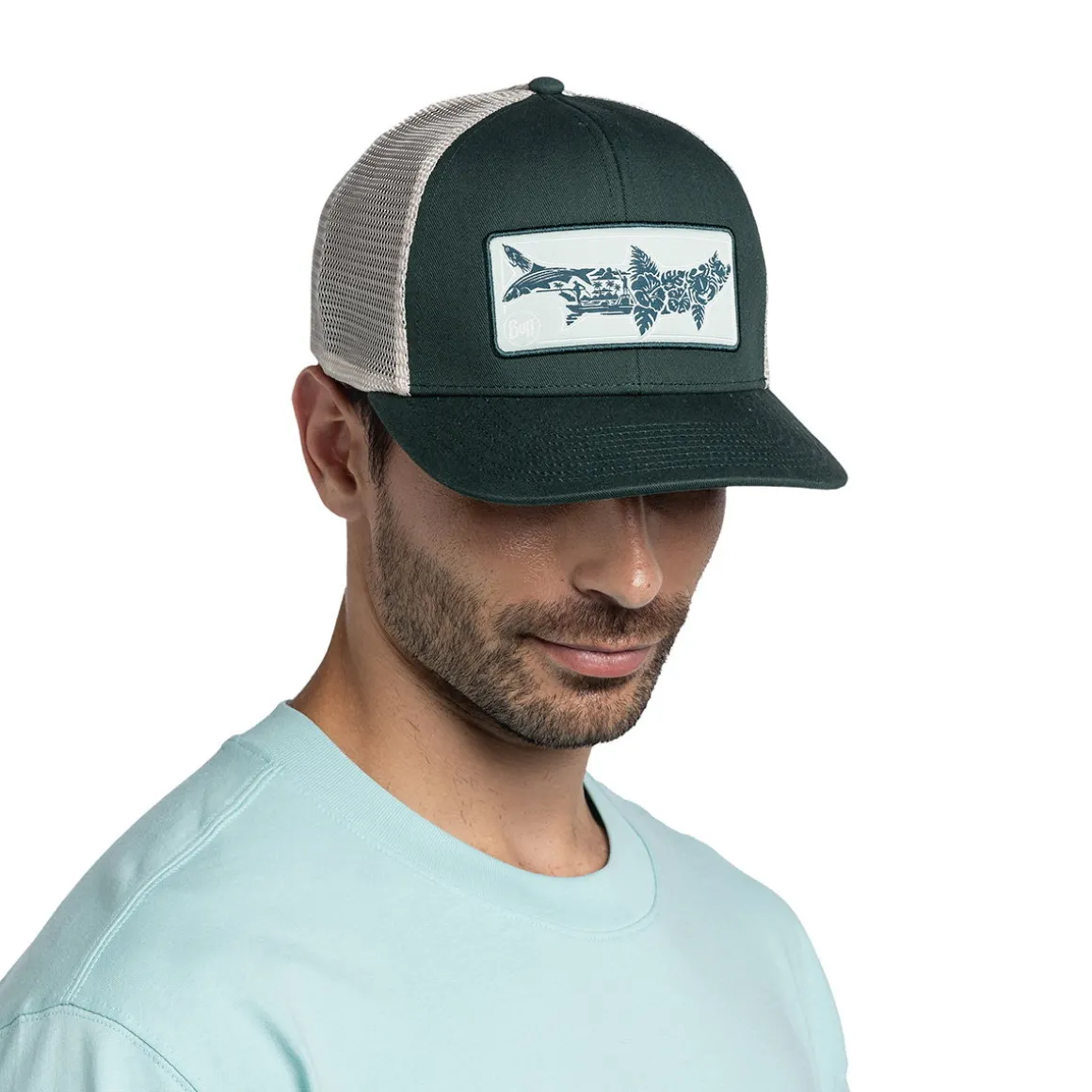 Buff Explore Trucker Cap (Lake River Khaki)