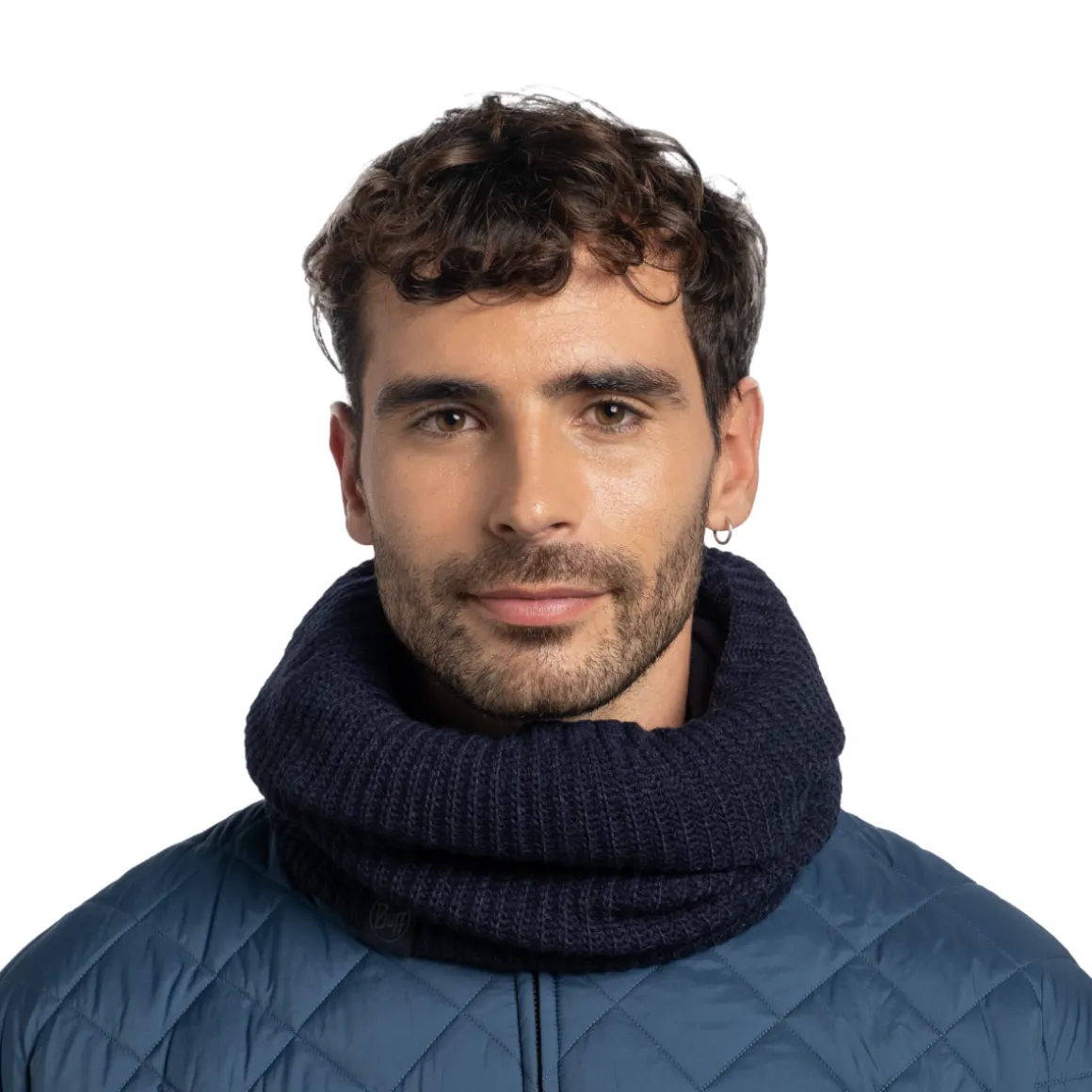 Buff Rutger Knitted Neckwarmer (Midnight)
