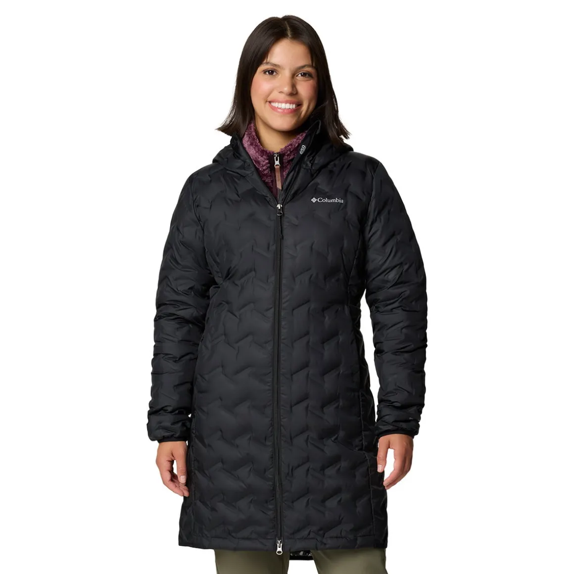 Columbia Delta Ridge II Long Down dunfrakke, dame (Black)