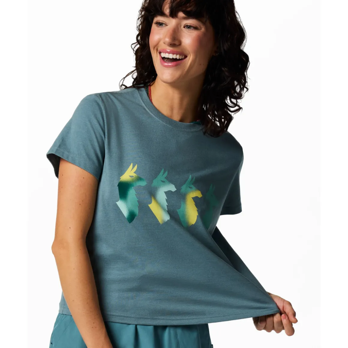 Cotopaxi Cuatro Bitmap T-shirt, dame (Everglade)