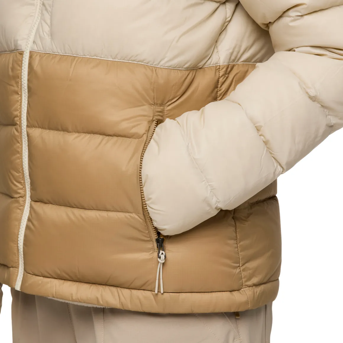Cotopaxi Fuego Max Down Hooded Dunjakke, dame (Cream and Khaki)