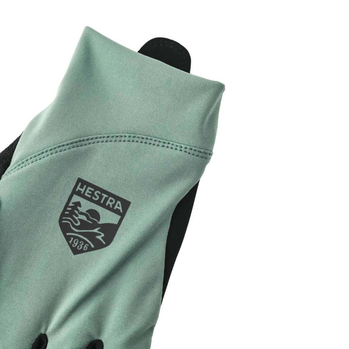 Hestra Apex Short 5-Finger Cykelhandsker (Silver Green)