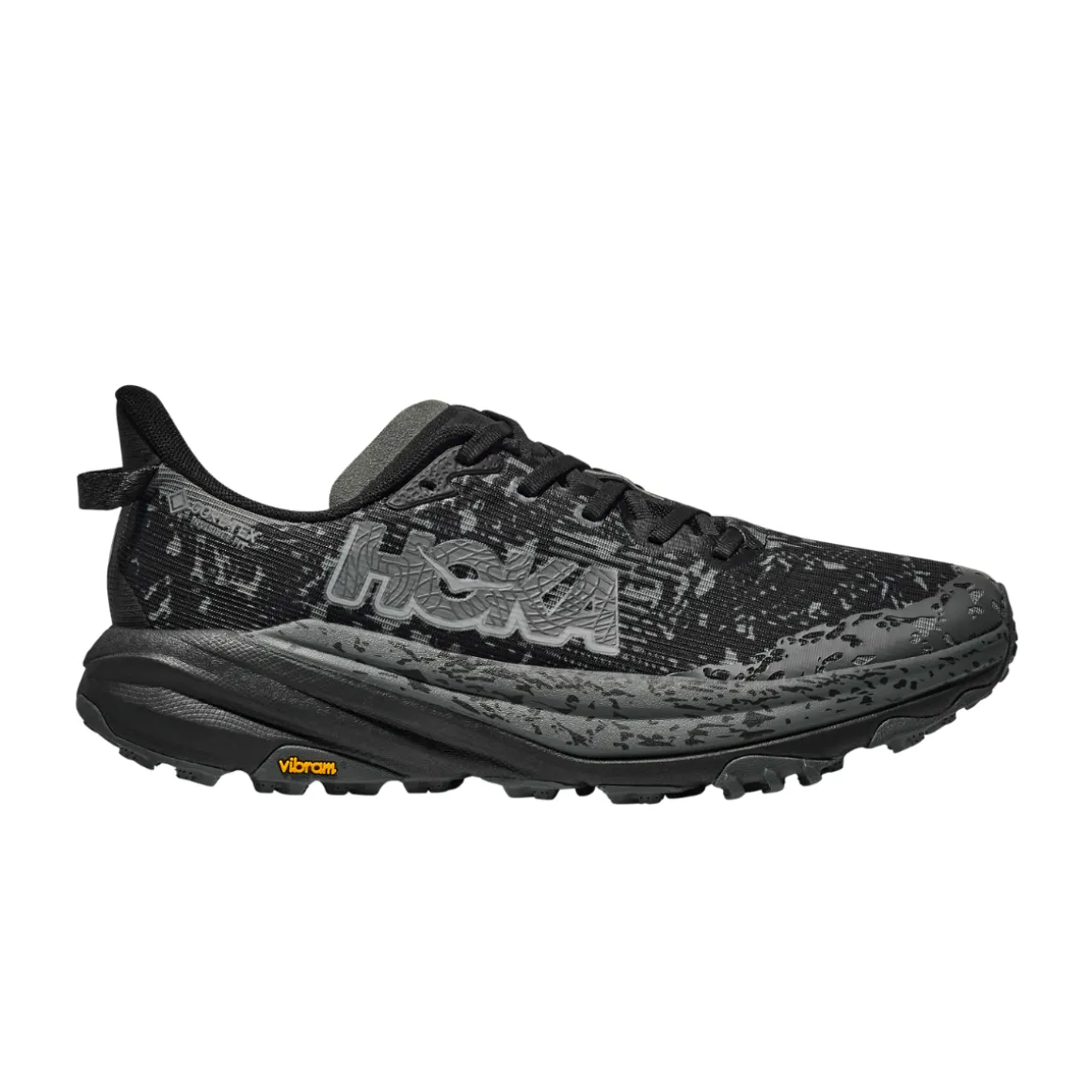 HOKA Speedgoat 6 GORE-TEX trailsko, herre (Black / Outer Orbit)