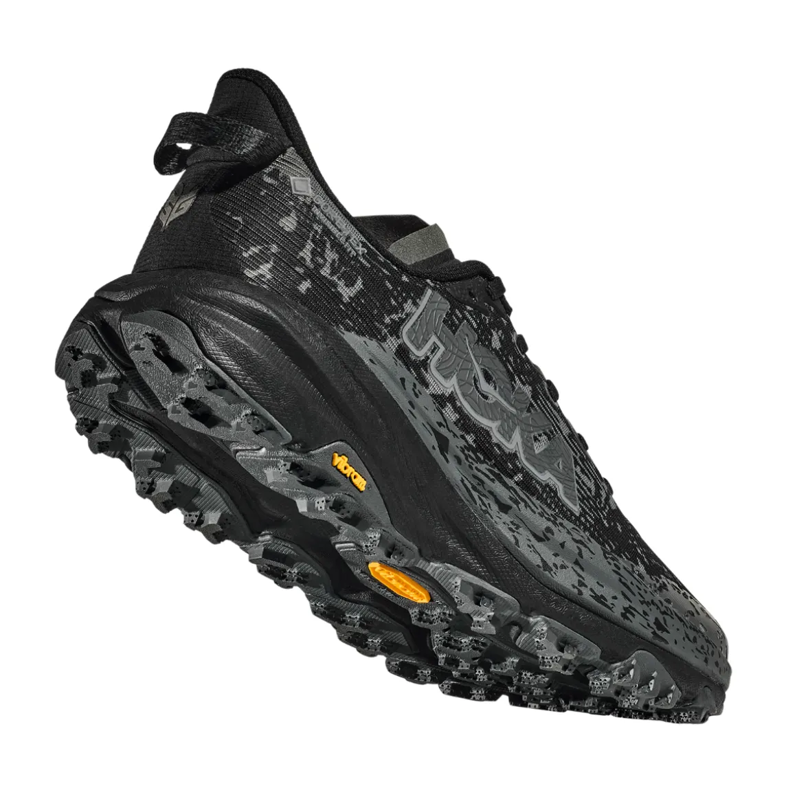 HOKA Speedgoat 6 GORE-TEX trailsko, herre (Black / Outer Orbit)