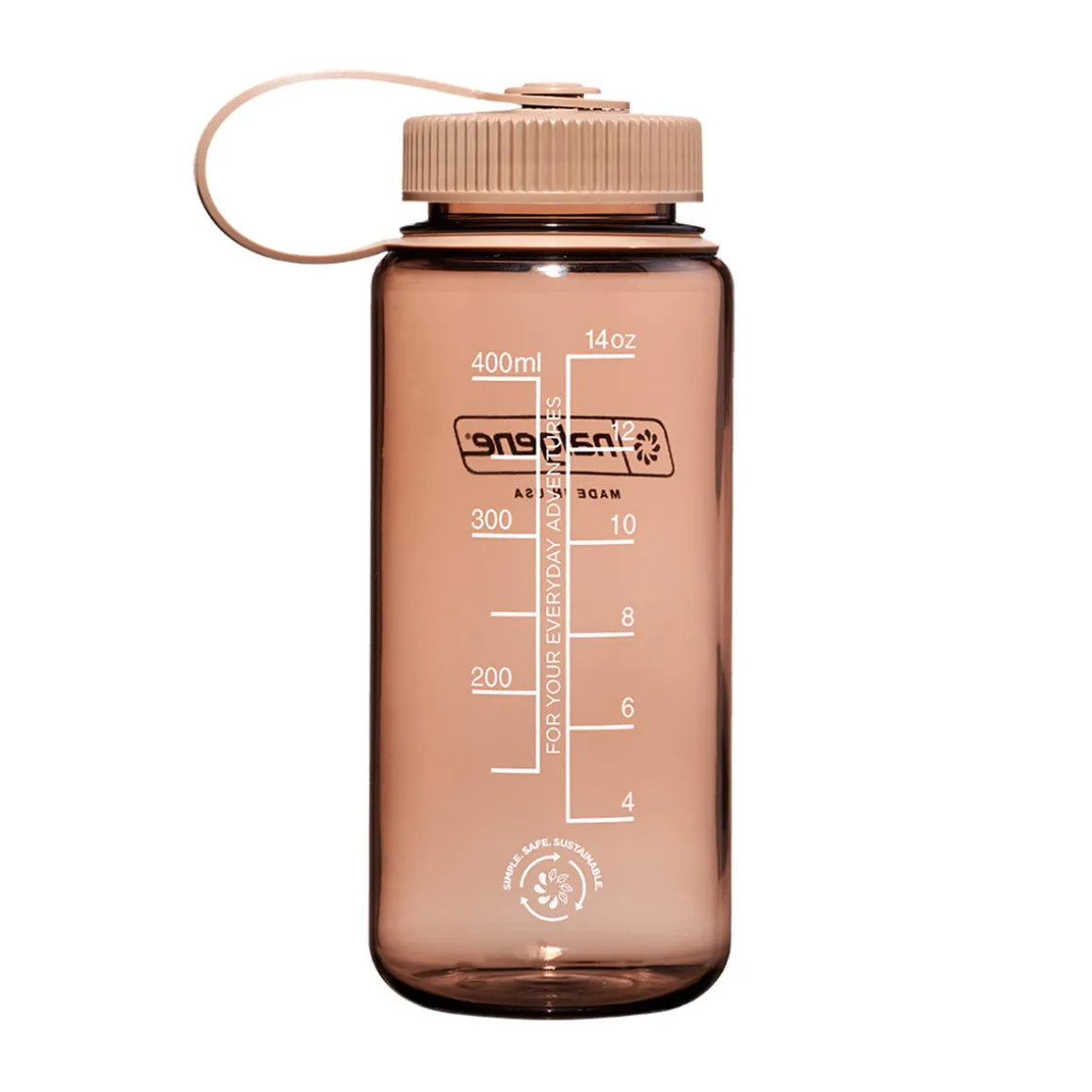 Nalgene Wide Mouth Sustain drikkedunk 500 ml (Mocha)