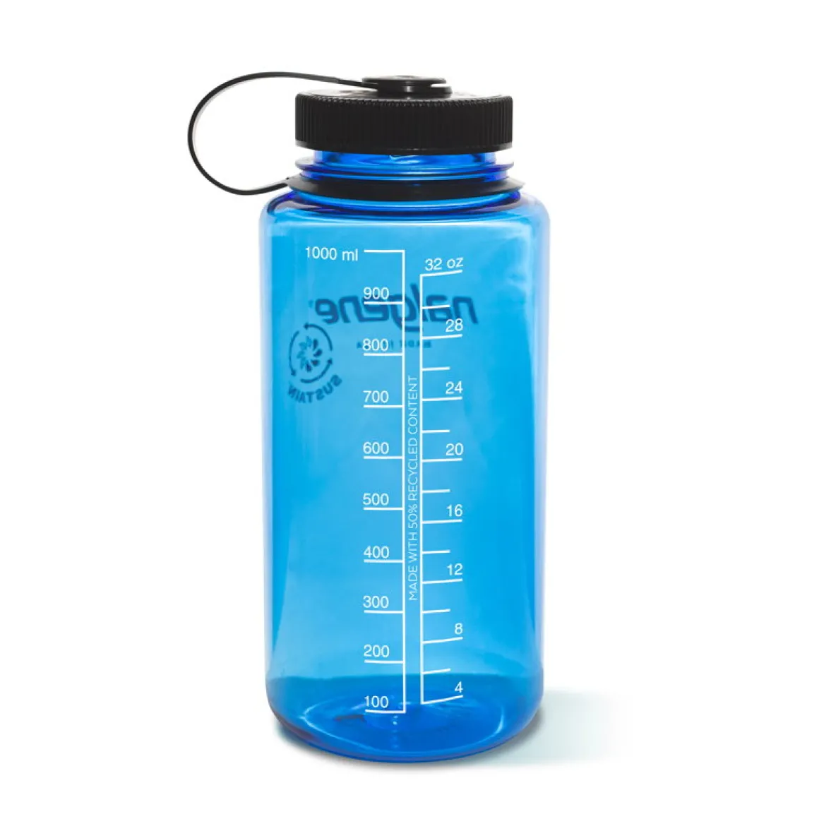 Nalgene Wide Mouth Sustain drikkedunk 1 L - blå