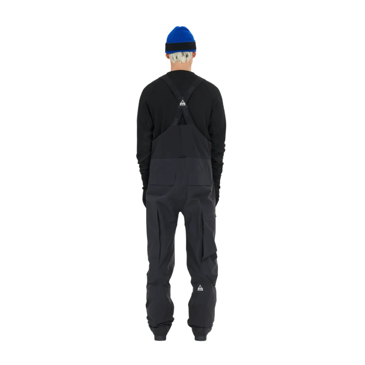 SOS Kula 3-lags Shell Bib Skibukser, herre (Black)