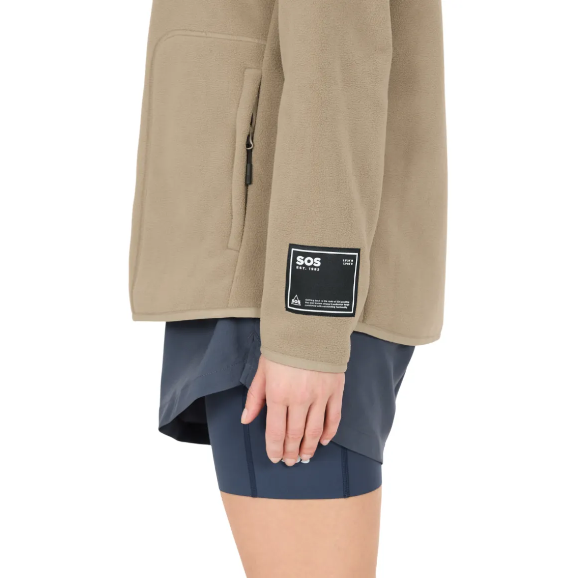SOS Munson Full Zip Fleece, dame (Brindle)